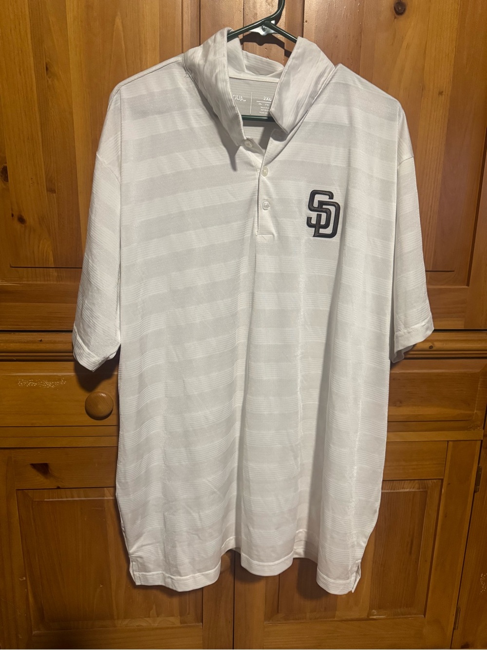 San Diego Logo White Men's Polo Shirt
